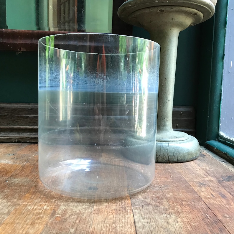 Vintage 50s XXL Pyrex Laboratory Lab Glass Trash Can Etsy