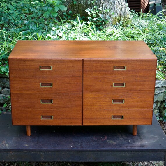 Vintage Soborg Teak Dresser Cabinet Borge Mogensen Rare Design Etsy