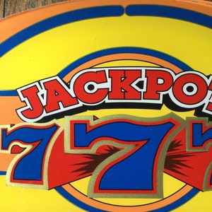 Jackpot 777 Glass Picture Sign Arcade Bar Art Slots Casino Universal Nevada Panel Machine Vintage 1 Arm Bandit Gambling Artwork Design image 7