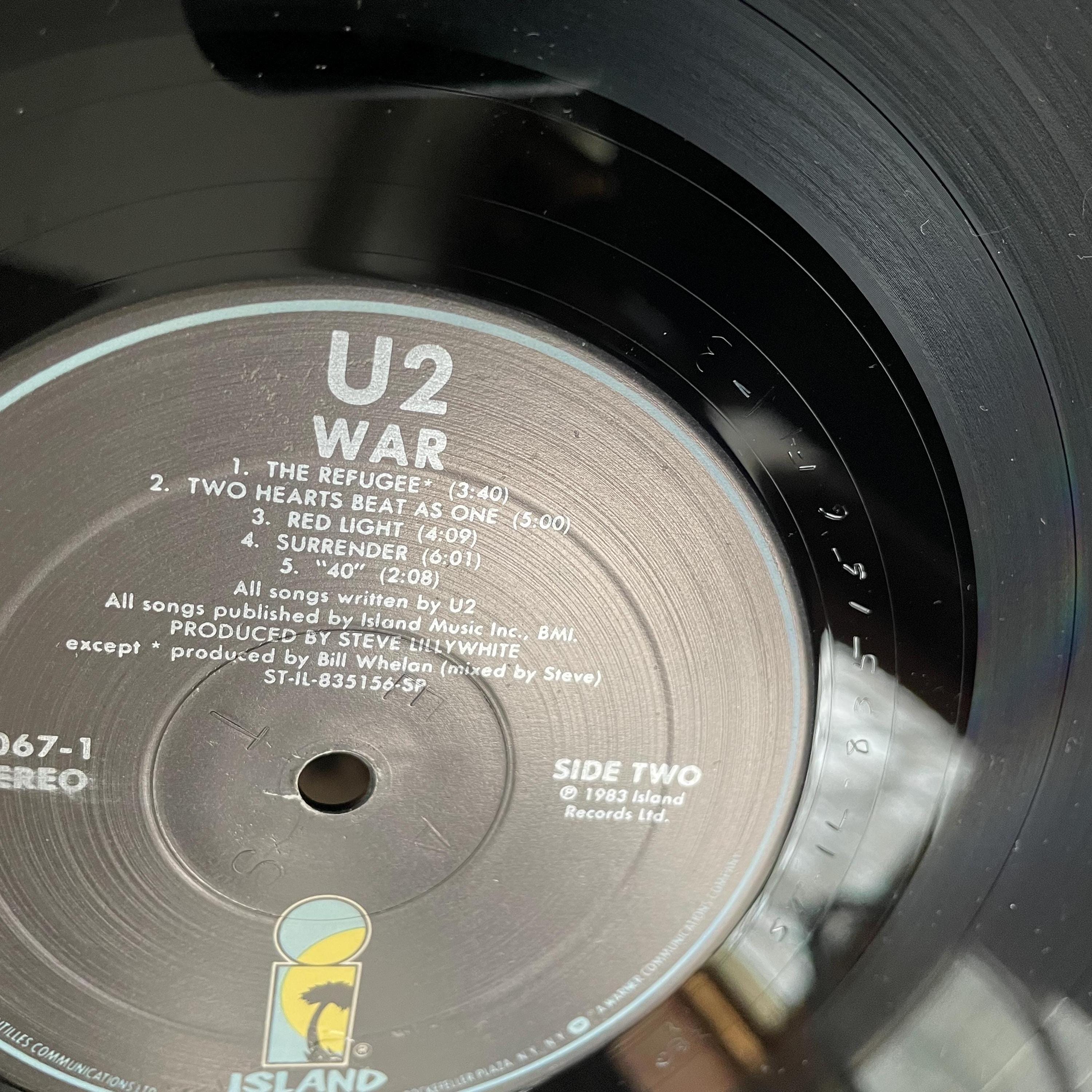 1983 U2 WAR Vinyl Record Clean Gatefold 1980s Vintage Rock Island