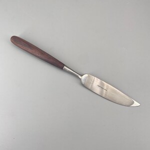 One Vintage 1960s Lauffer Rosewood Flatware KNIFE Scandinavian Danish Modern Mid-Century image 2