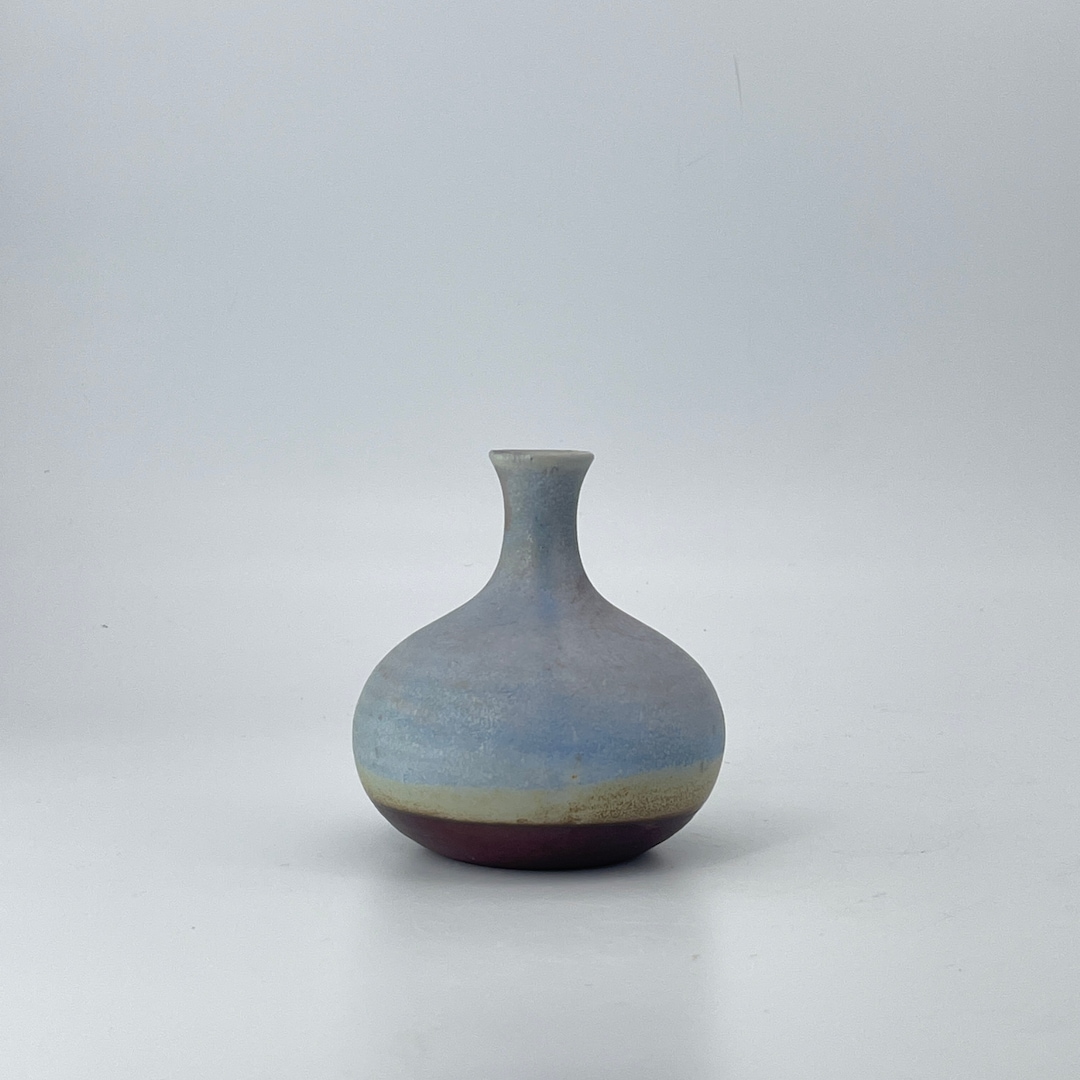 Vintage 1960s Takahashi Japanese Bud Vase Ceramic San Francisco