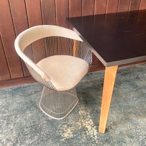 Vintage 1970s Platner Knoll Armchair Desk Vanity or Dining Chair American Moden Mid-Century image 1