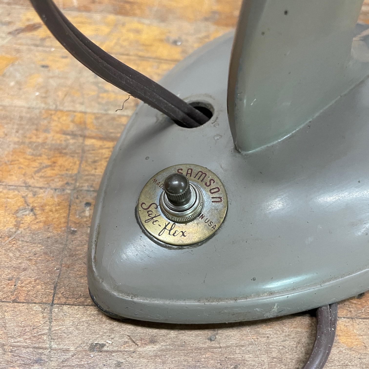 Vulcanized Rubber Pedal Fan Samson Safe-flex Vintage 1940s