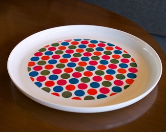 Alexander Girard Polkadot Cocktail Dekka Tray 1960 Mid-Century Modern 60s Popart Warhol Harper Nelson