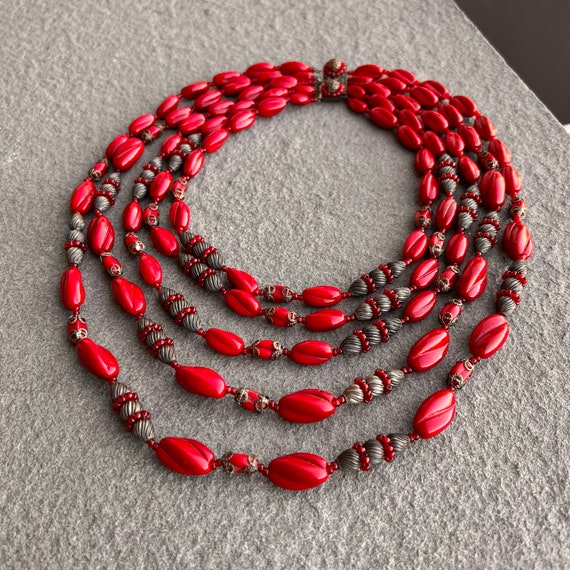 Miriam Haskell Glass Gripoix Necklace - image 2