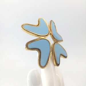 Atomic Sling Brooch Robins Egg Boomerang Pin Vans Designer image 3