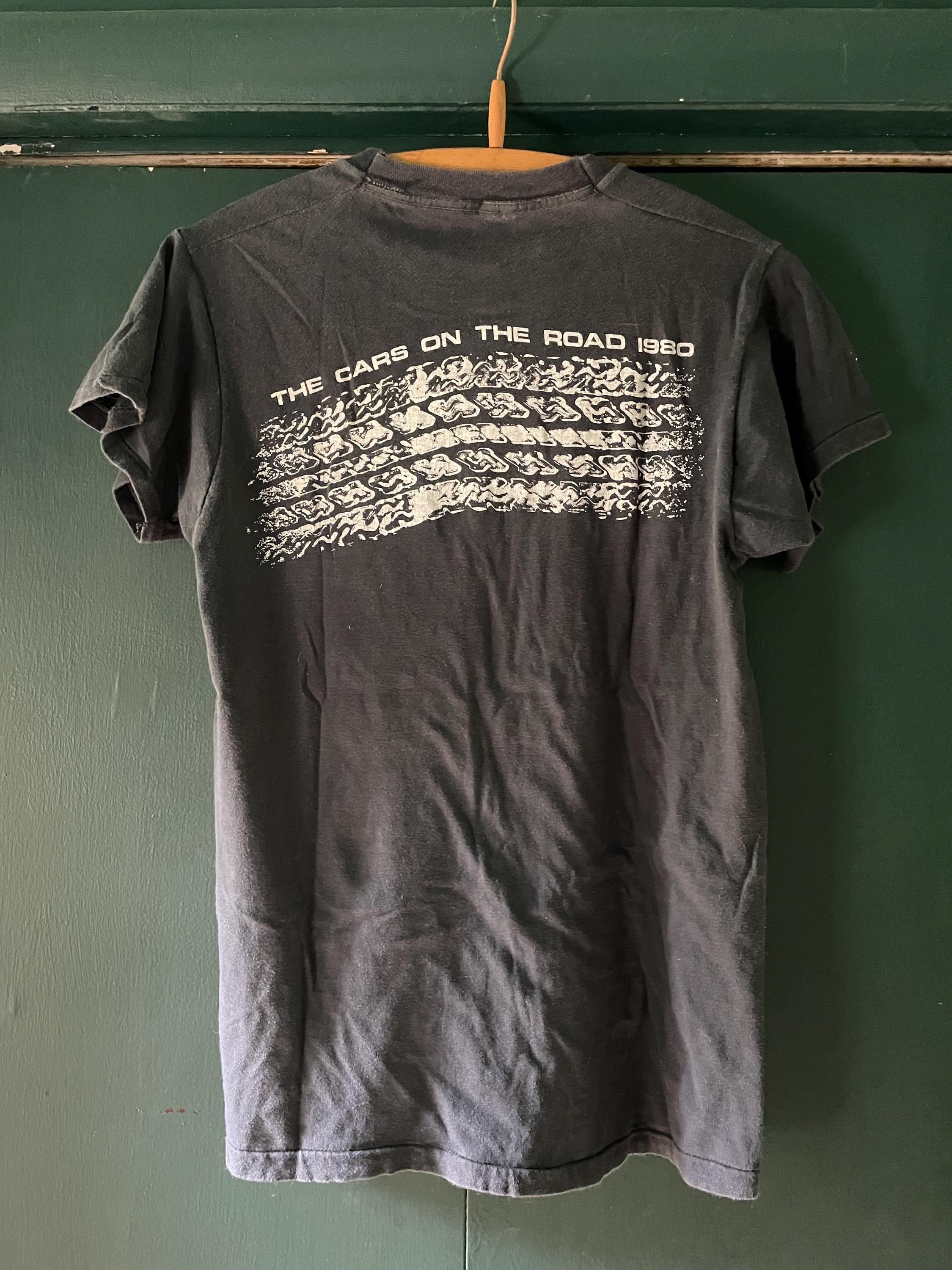 Rare 1980 THE CARS Concert Tour Tee-shirt Vintage Mid-century 80s 