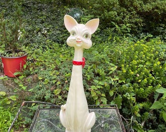 Vintage Ceramic Cat Mid-Century