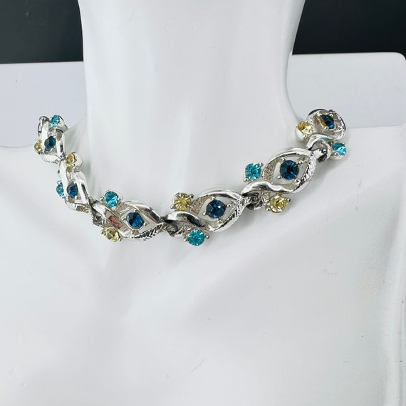 Coro Eyes Rhinestone Necklace