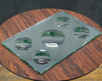 Fornasetti style Op Art Tray Mid-Century Panton Post Modern Warhol Disco Vintage Psychedelic