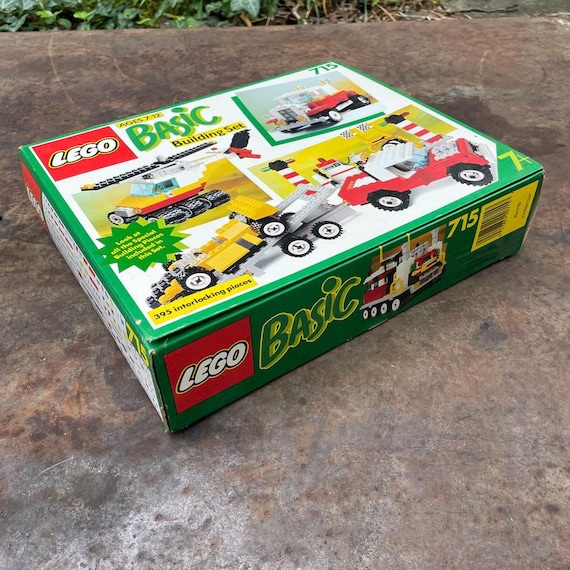 Factory Sealed 1990s Lego Vintage 715 Basic Building Set Unopened Complete