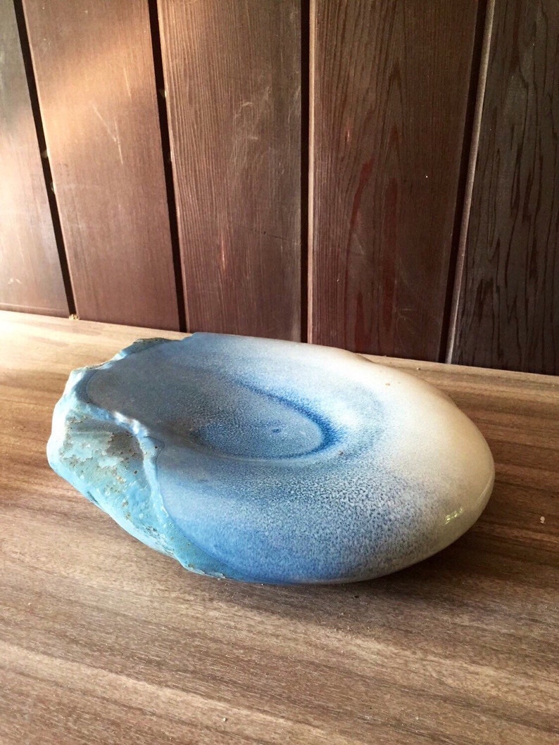 Tony Evans Pottery Iceberg cloud modern abstract ceramic minimalist centerpiece image 1