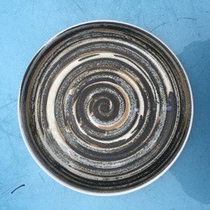 Martz Spiral Keramik Glaserad Skål Tallrik