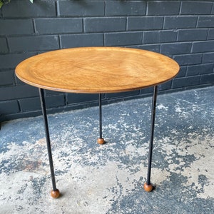 Mid-Century Tony Paul Tempo Side Table Plant Stand Tray Legs Pedestal Vintage MCM Atomic Sputnik 1950s image 7