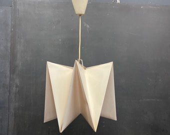 Le Klint Danish Pendant Light Vintage Mid-Century Plastic Origami Lamp Denmark