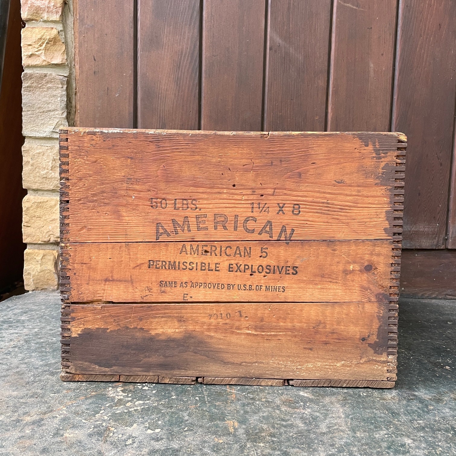 Antique dynamite box - Etsy 日本