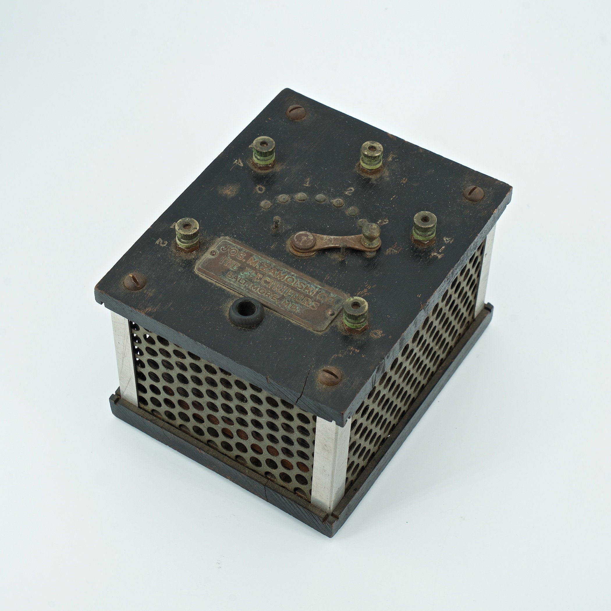 Jos. M. Zamoiski Electrifiers Antique 1930s Industrial Regulator