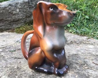 Dachshunds Dog Creamer Antique Royal Bayreuth Bavaria Porcelain Puppy