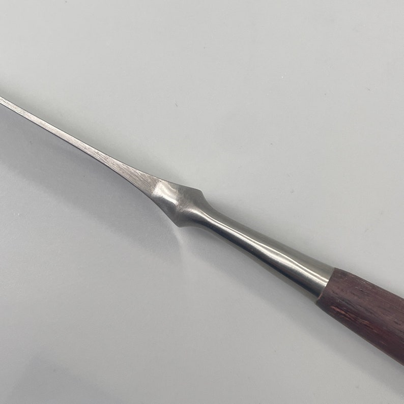 One Vintage 1960s Lauffer Rosewood Flatware KNIFE Scandinavian Danish Modern Mid-Century image 6