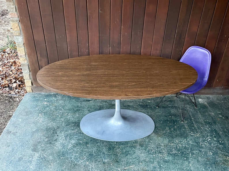 Vintage Space Age Tulip Dining Table by Maurice Burke Mid-Century Iconic Star Trek Jetsons image 1