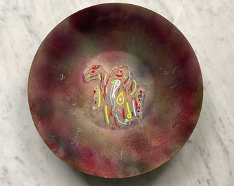 Vintage Enamel Plate HerthaFurst