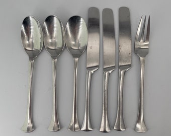 Vintage Dansk THISTLE 1960s-1970s Tableware Jens Quistgaard IHQ JHQ France Japan Mid-Century Danish Modern Flatware Extras Replacements