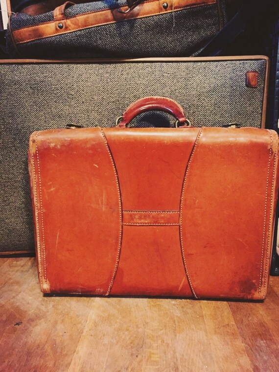 Hartmann Belting Leather Suitcase 