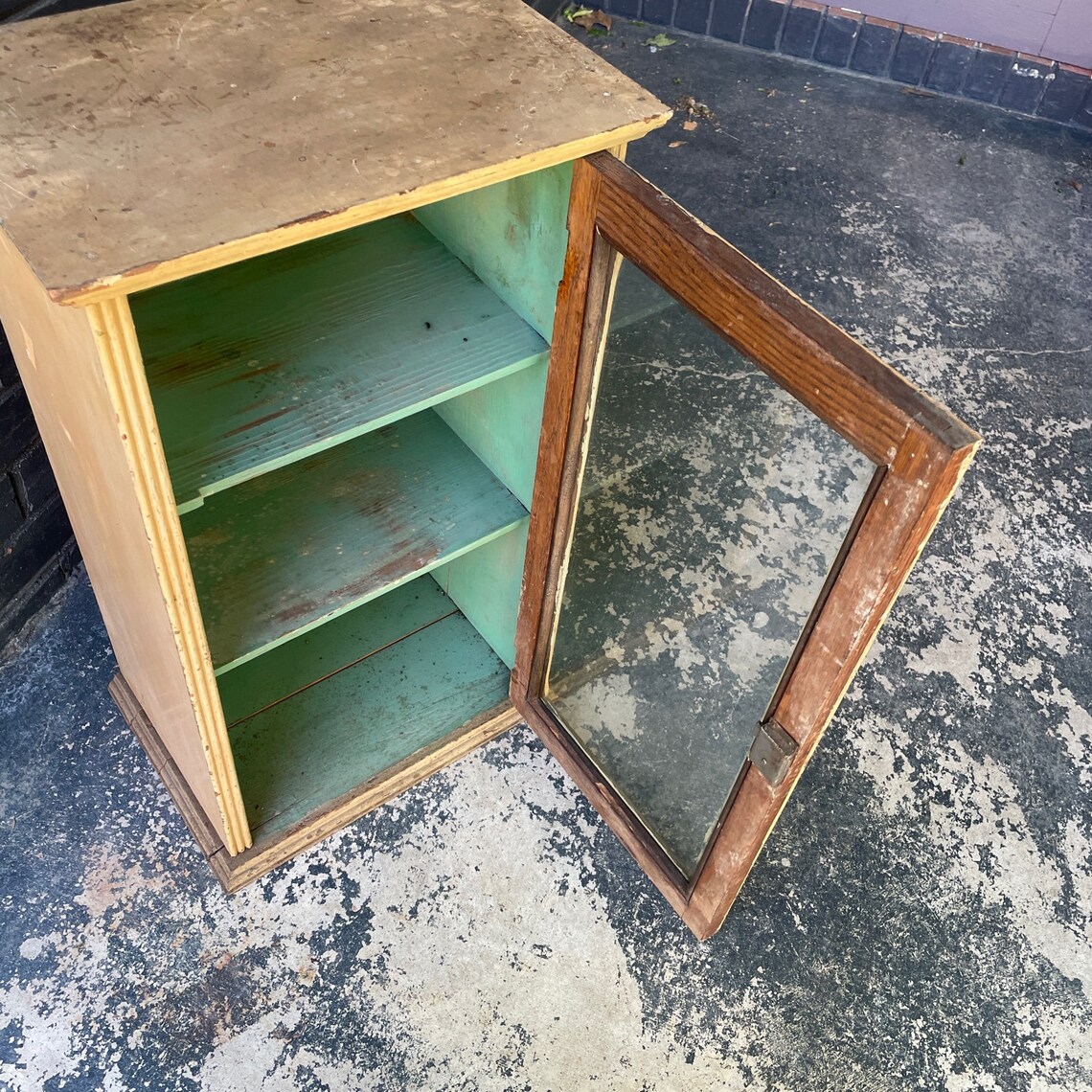 1930s Pie Safe Antique Wooden Tabletop Vintage Etsy