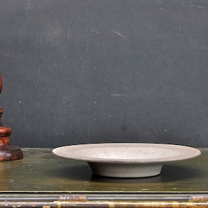 Design Technics Dish Shallow Bowl Sgraffito Mid-Century Pottery Vintage Pottery