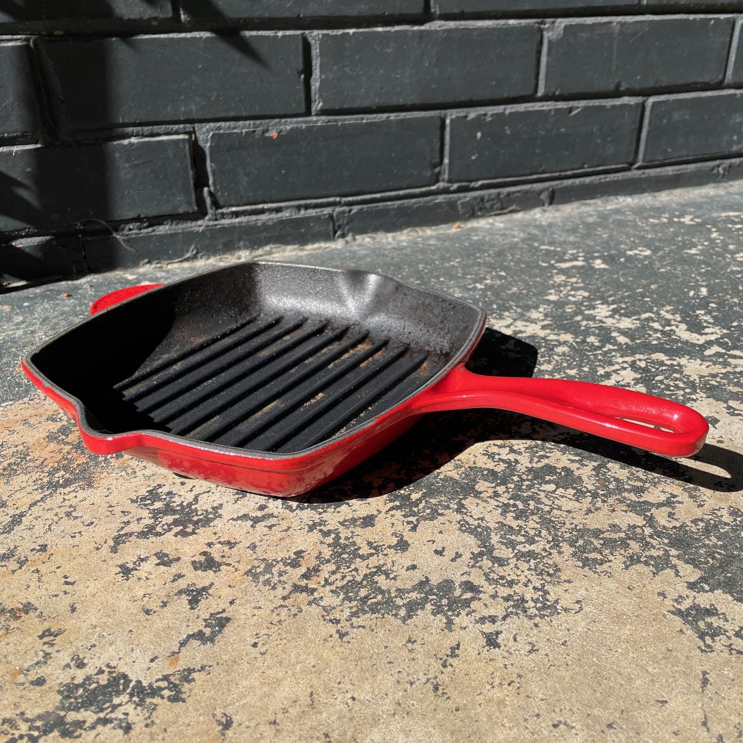 le creuset square grill pan
