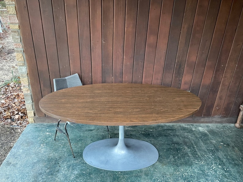 Vintage Space Age Tulip Dining Table by Maurice Burke Mid-Century Iconic Star Trek Jetsons image 4