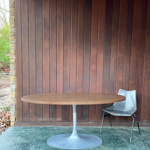 Vintage Space Age Tulip Dining Table by Maurice Burke Mid-Century Iconic Star Trek Jetsons image 3