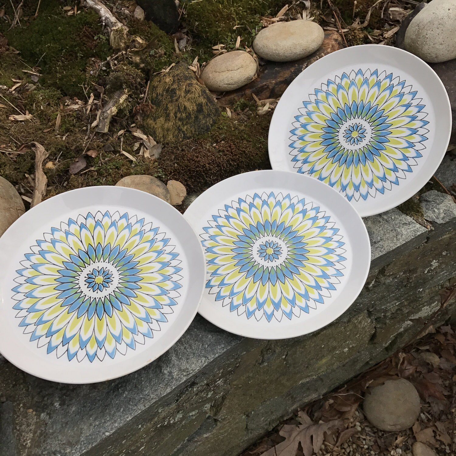 Ben Seibel Duplex Granada Rare Mikasa Japan Ceramics Chop Plates