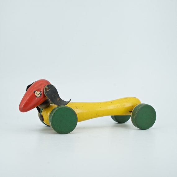 Pull along dachshund deals