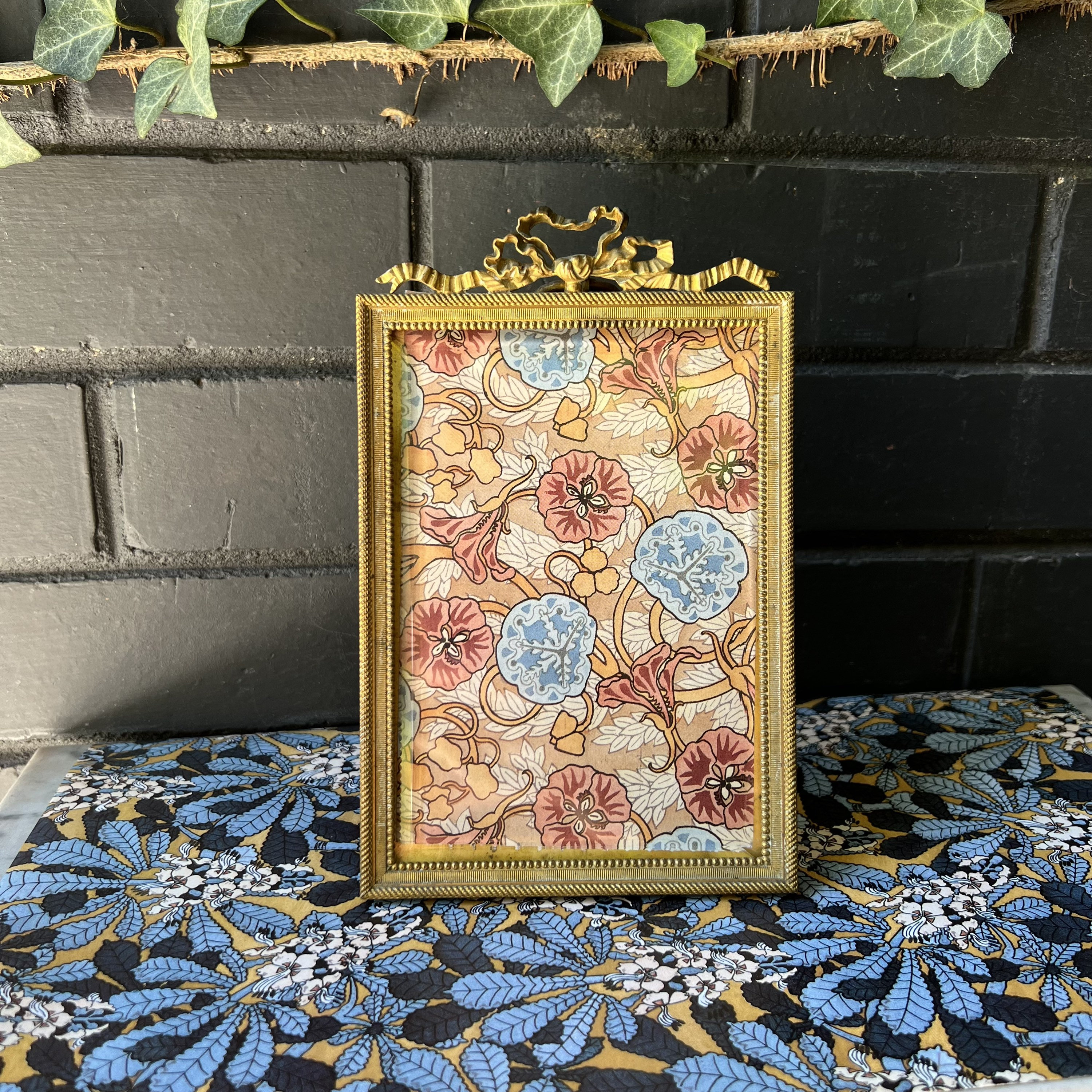 French Antique Bronze Frame - Etsy