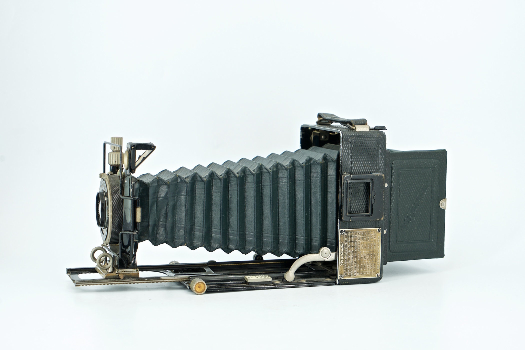 ★希少品 Voigtlander Bergheil Heliar4.5/15cm 1920s Voigtlander Bergheil Camera with HELIAR LENS 15cm