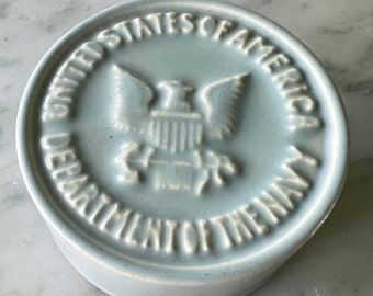 vintage USA navy paperweight