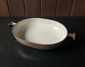 Service à fondue Le Creuset Enzo Mari la mama vintage 70's vert pomme
