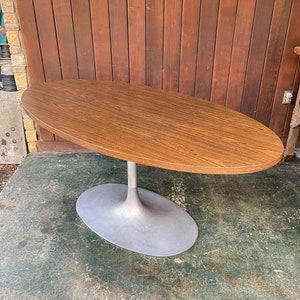 Vintage Space Age Tulip Dining Table by Maurice Burke Mid-Century Iconic Star Trek Jetsons image 6