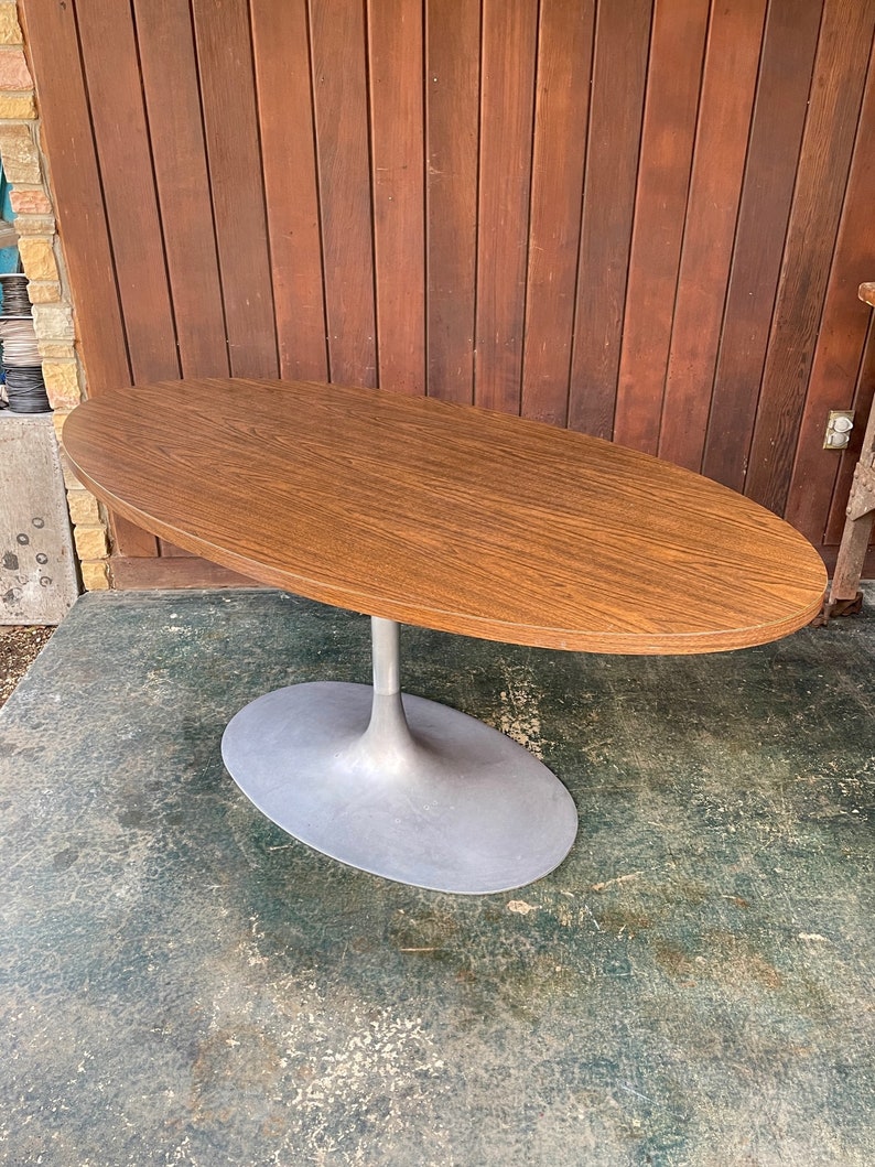 Vintage Space Age Tulip Dining Table by Maurice Burke Mid-Century Iconic Star Trek Jetsons image 6