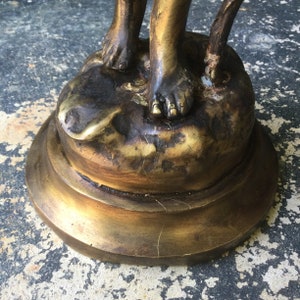 19th Century L & F Moreau Bronze Cherub Statue image 7