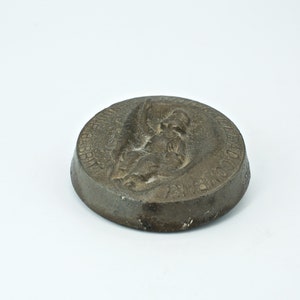 Vintage Dutch Boy Advertisement Paperweight Molded image 3