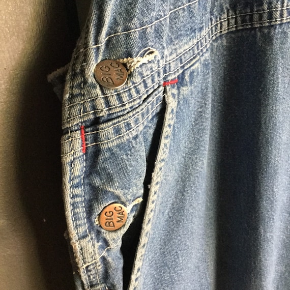 True 80s Big Mac XXL Work Trousers Bibs Overalls Dungarees Chore