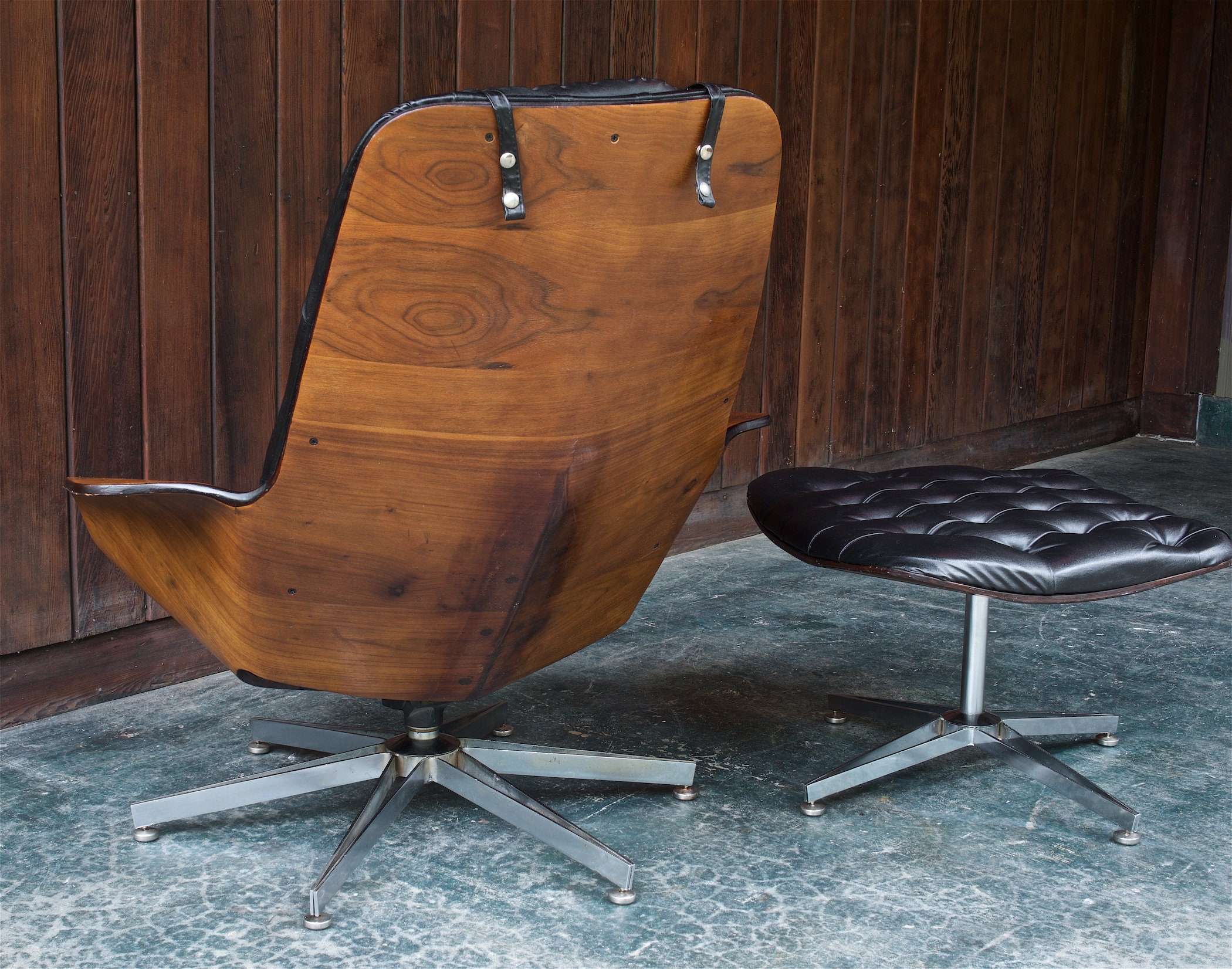 ambitie kreupel Pest Vintage Lounge Chair - Etsy