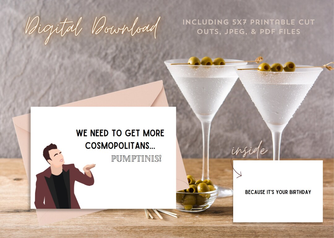 Bravo James Kennedy Pumptini Birthday Card Digital Download Only Etsy