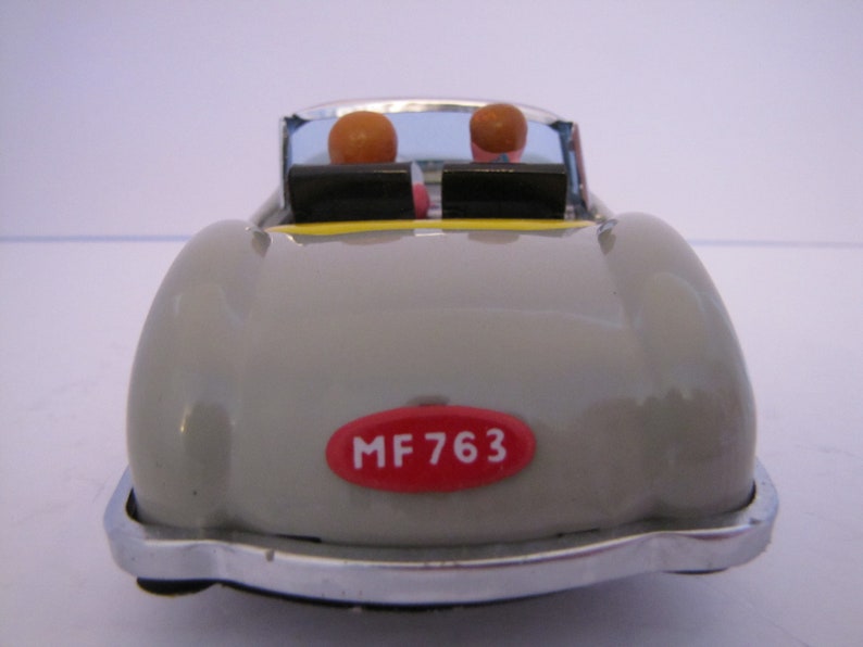 Vintage Tin Toy Sports Car china MF 763 tan Etsy