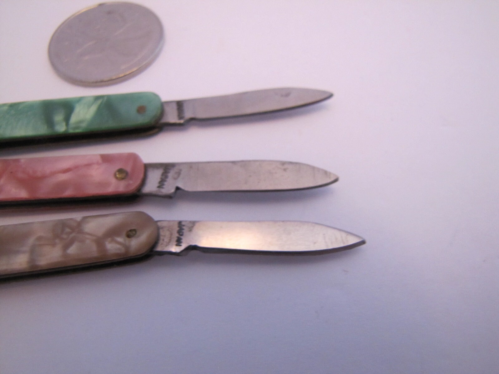 Vintage Lot of Three Mini Pocket Knives (japan) - Etsy