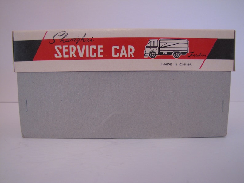 MF 112 Vintage Shanghai China Service Car Tin Toy