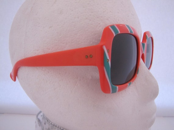 Vintage 1960 MOD Italian Square Sunglasses 85OWG/S - Etsy